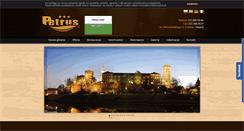 Desktop Screenshot of hotelpetrus.pl