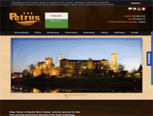Tablet Screenshot of hotelpetrus.pl